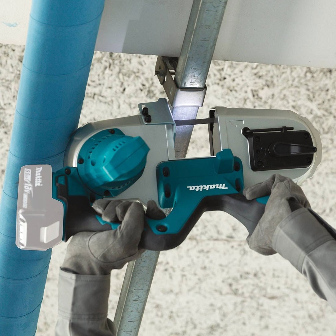 Makita akumulatorska tračna testera DPB183Z - Slika 3