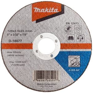 Makita brusni disk 125mm sa presovanim centrom (D-18677)