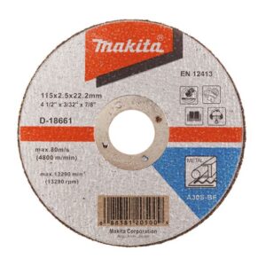Makita brusni disk 115mm sa presovanim centrom (D-18661)