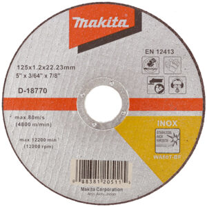 Makita disk za sečenje nerđajućeg čelika 125 mm (D-18770)