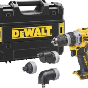 DeWalt akumulatorska bušilica odvijač DCD703NT + 4 dodatne stezne glave