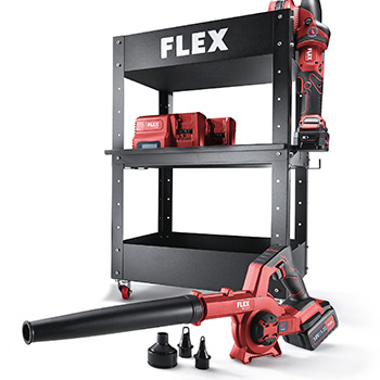 Flex akumulatorski set za polir majstore - polirka PXE 80 + udarni odvijač IW 1/2" + polirka XCE 8 125 + reflektor DWL 2500 + duvač BW 18.0 (513.539) - Slika 4
