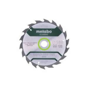 Metabo list za kružnu testeru “CORDLESS CUT WOOD – CLASSIC” Z18 WZ 20° 165 x 20 mm (628272000)