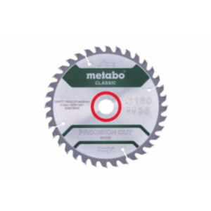 Metabo list za kružnu testeru “PRECISION CUT WOOD – CLASSIC” Z36 WZ 10° 160 x 20 mm (628278000)