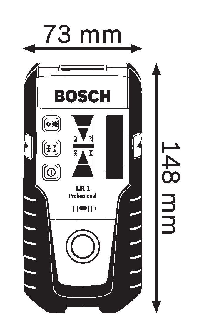 Bosch laserski prijemnik LR 1 za rotacione lasere GRL 400 G i GRL 300 HV (0601015400) - Slika 2