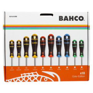 Bahco set odvijača BahcoFit u bojama 10kom (B219.010RB)