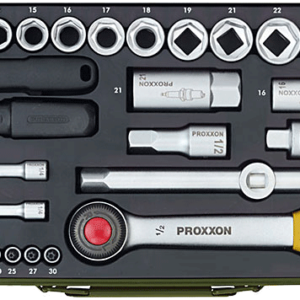 Proxxon 56-delni set gedora 1/4”+ 1/2” (P23040)