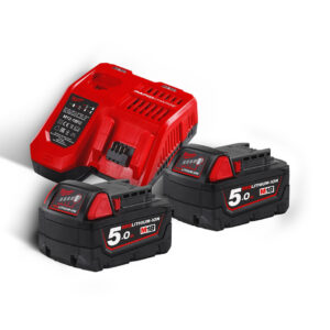 Milwaukee set - dve baterije i punjač M18 NRG-502 (4933459217)