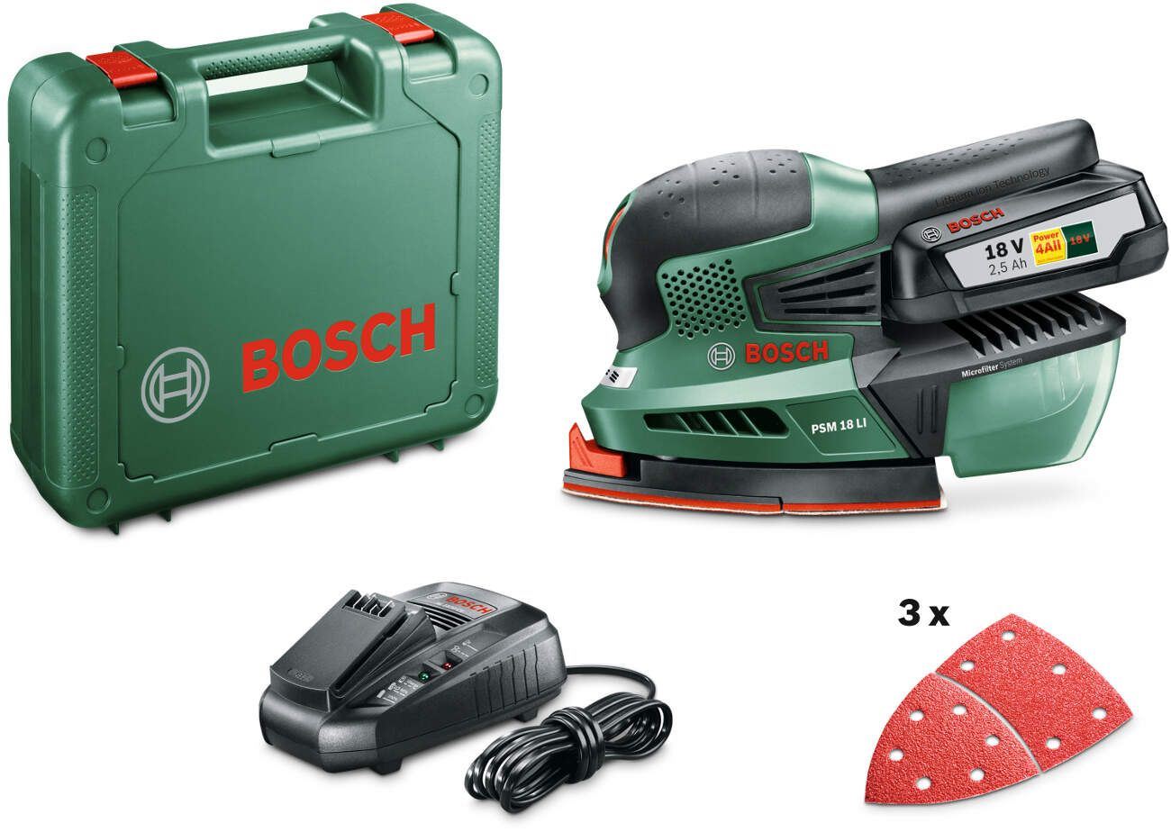 Bosch akumulatorska ekscentrična brusilica PSM 18 LI (06033A1323)