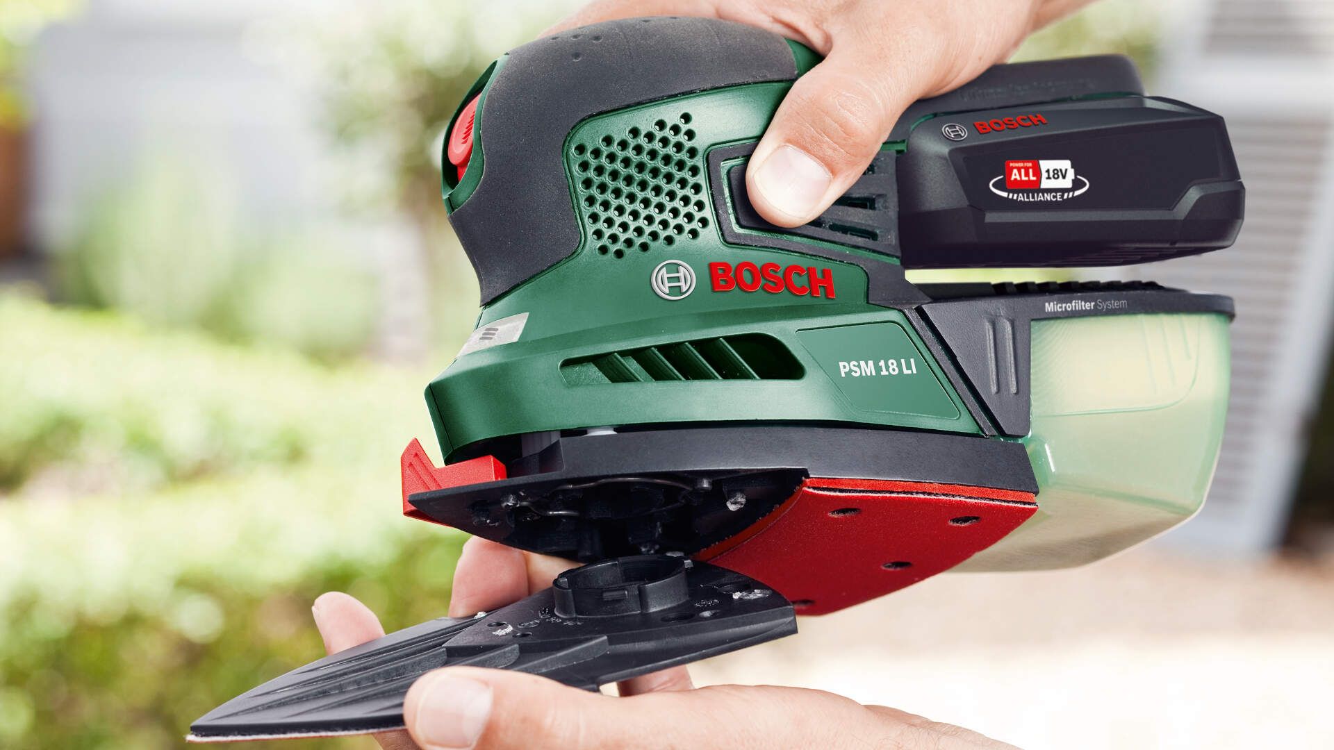 Bosch akumulatorska ekscentrična brusilica PSM 18 Li (06033A1321) - Slika 2