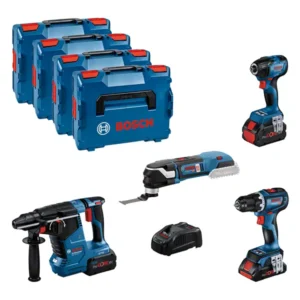 Bosch akumulatorski set GSR 18V-90C+GDR 18V-210C+GBH 18V-24C+GOP 18V-28 (0615990N34)