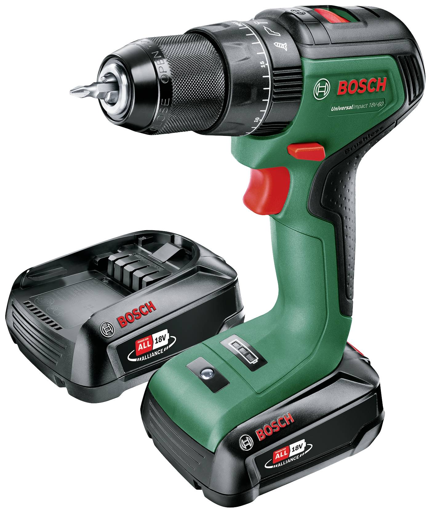 Bosch akumulatorska vibraciona bušilica Universallmpact 18V-60 (06039D7101)