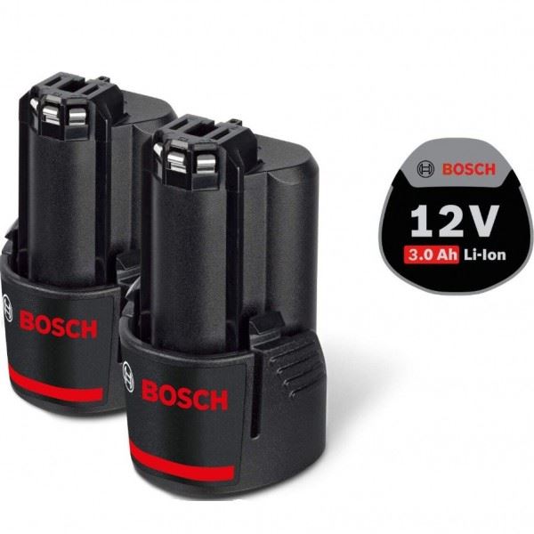 Bosch set akumulatora 2x GBA 12V 3.0Ah (1600A00X7D)