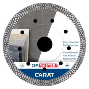 Carat dijamantska rezna ploča za keramičke pločice i prirodni kamen CSM MASTER Ø 125mm (hCSMM125300)