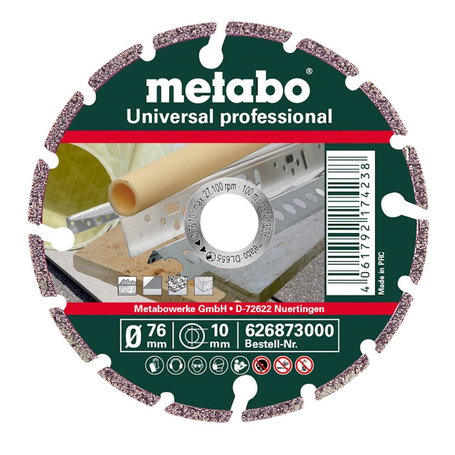 Metabo Professional dijamantski rezni disk UP universal ø76x10mm (626873000)