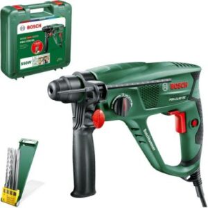 Bosch udarna bušilica PBH 2100 RE + set sekača i burgija (06033A9302)
