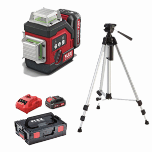 Flex akumulatorski 360° laser ALC 3/360-G/R 10.8 + stalak (U06983)