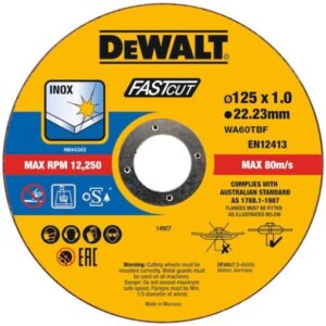 DeWalt rezna ploča 125x1 FASTCUT 100kom DT20540