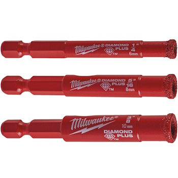 Milwaukee set dijamatskih burgija 3kom (4932498368)