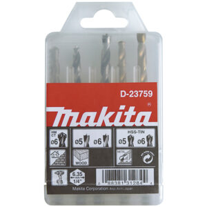 Makita set burgija za metal drvo i zid 5kom (D-23759)