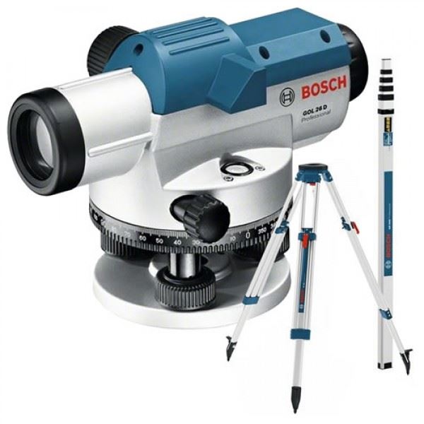 Bosch optični uređaj za nivelisanje GOL 26 D + BT 160 + GR 500 optički nivelir (0601068002)