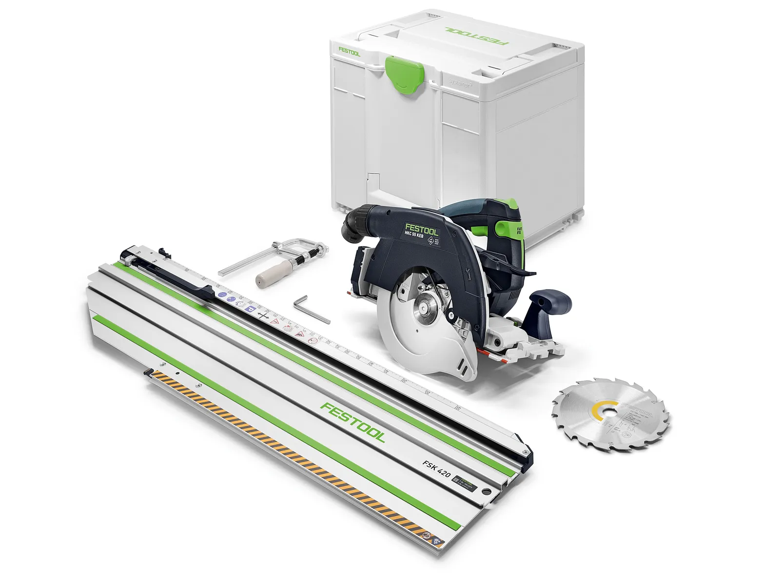 Festool akumulatorska ručna kružna testera HKC 55 KEB-Basic-FSK 420 (578704)