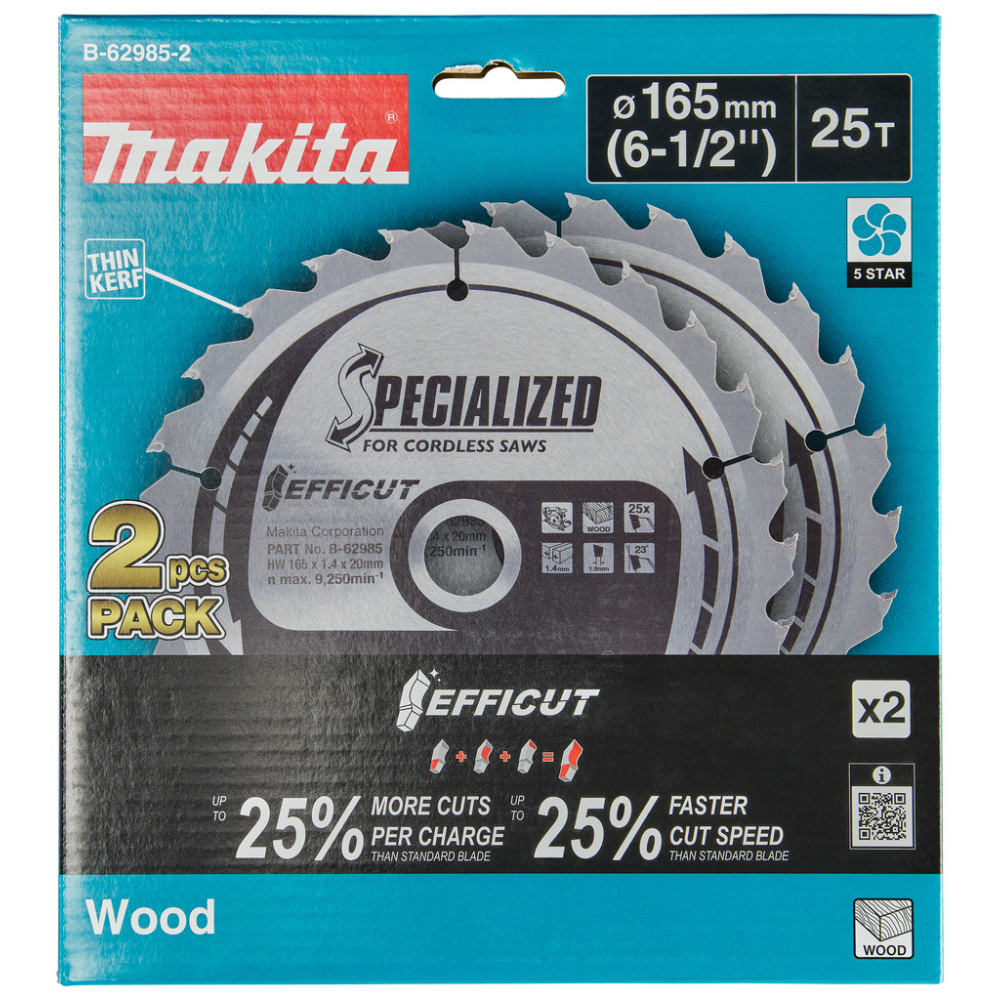 Makita list testere TCT Efficut 2/1 za drvo (B-62985-2)