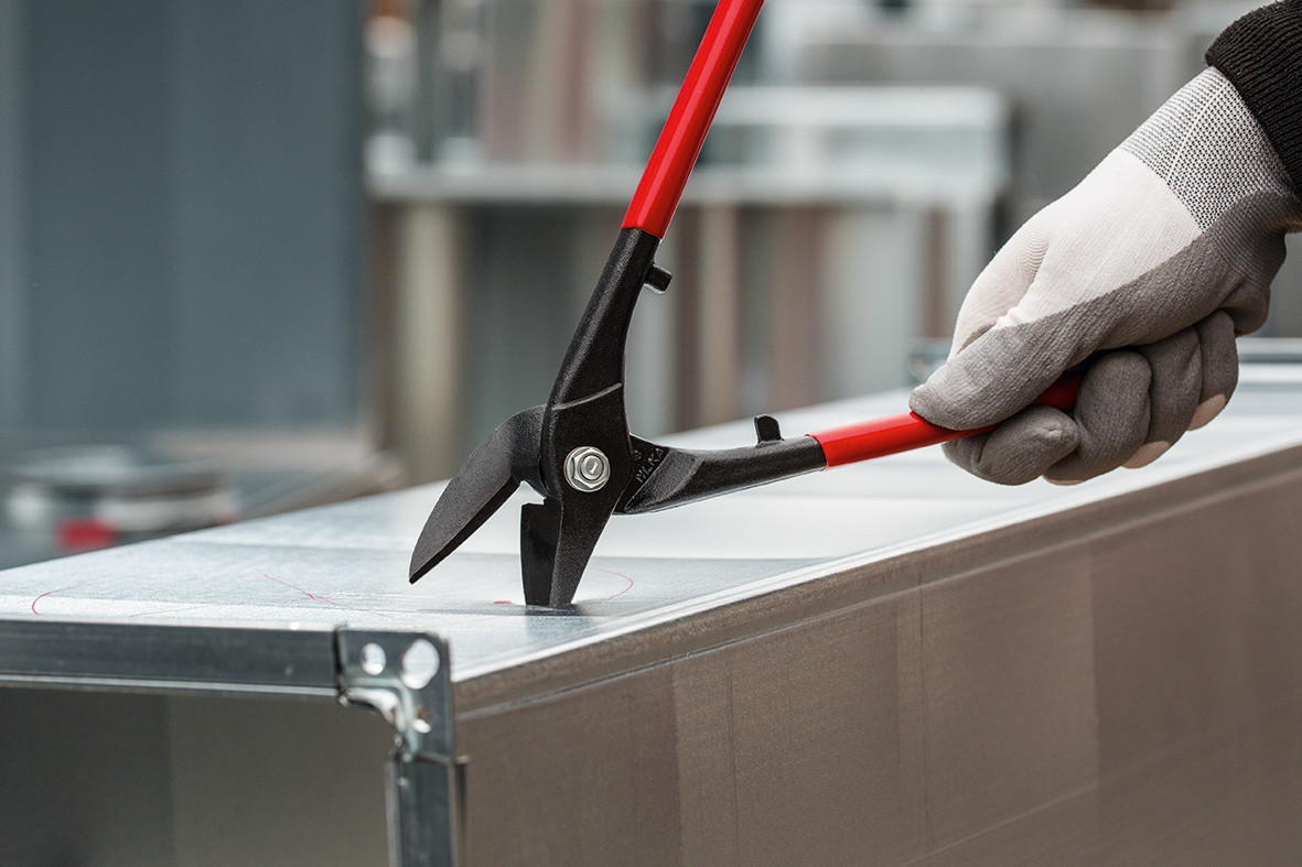 Bessey makaze za pravo i krivo sečenje bez zaustavljanja otvaranja D216-280-B-SBSK