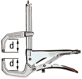 Bessey paralelna grip klešta C-oblika GRZC