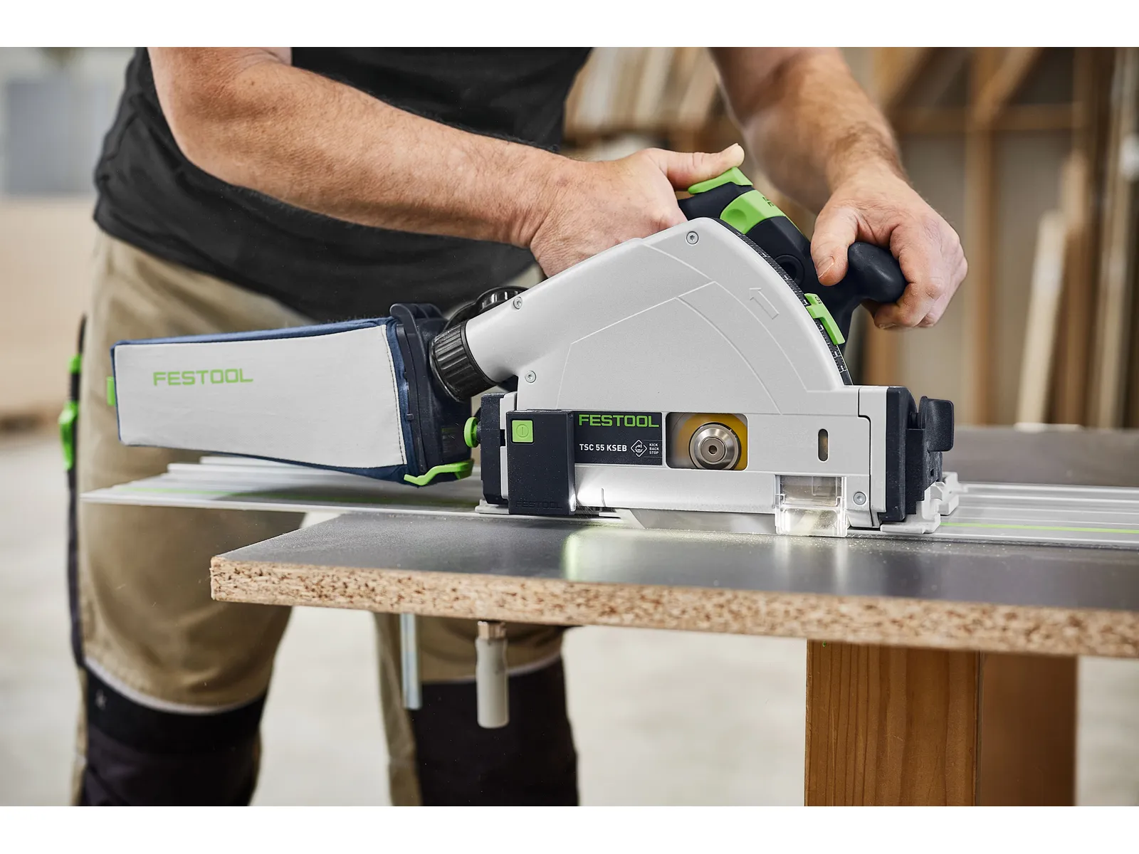 Festool akumulatorska testera sa upuštanjem TSC 55 KSEB-Basic (577988)