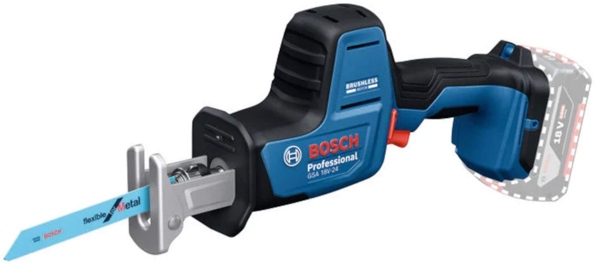 Bosch akumulatorska univerzalna testera GSA 18V-24 (06016A5100)
