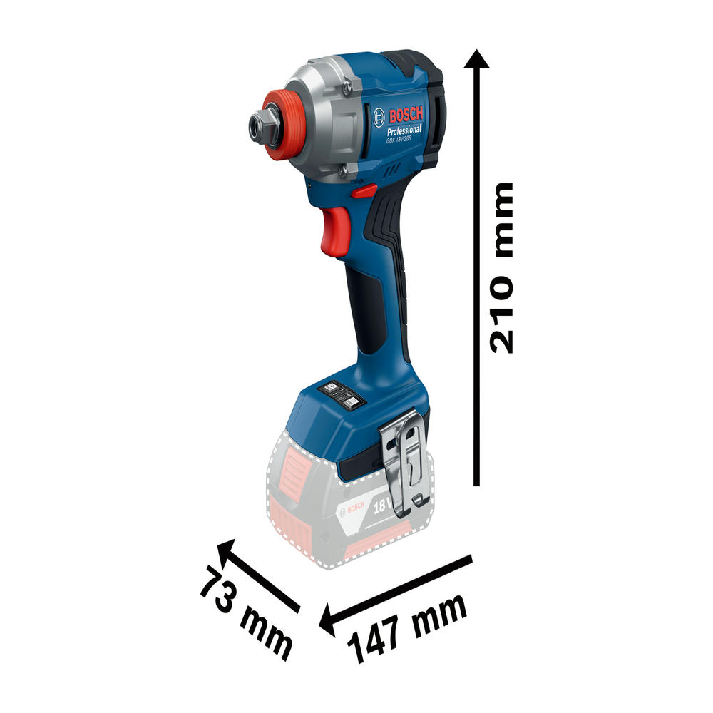 Bosch akumulatorski udarni odvijač GDX 18V-285 (06019N2120)