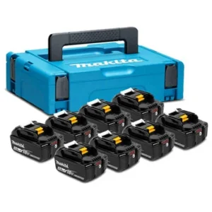 Makita set baterija u Makpac koferu BL1850B x 8 (199697-1)